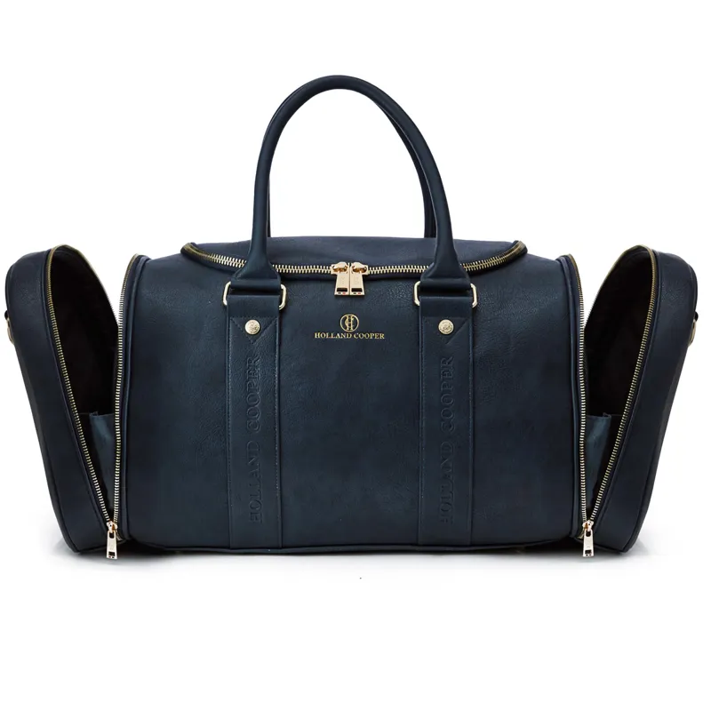 Holland Cooper Equestrian Kit Travel Bag - Ink Navy-4