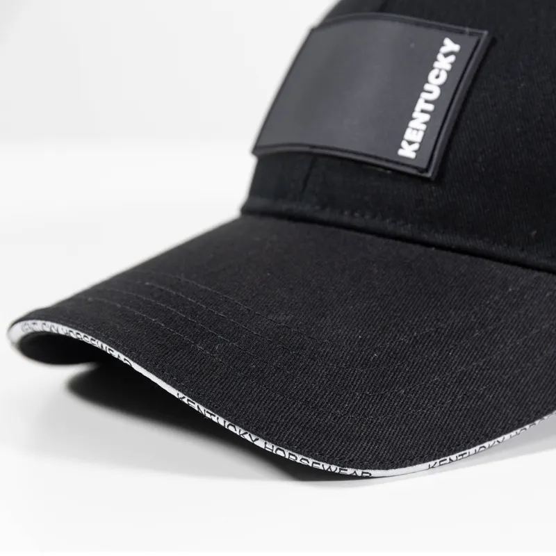 Kentucky Rubber Logo Baseball Cap - Black-3