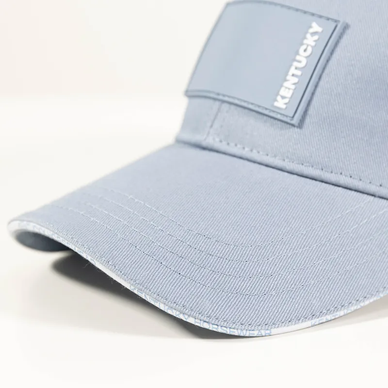Kentucky Rubber Logo Baseball Cap - Light Blue-2
