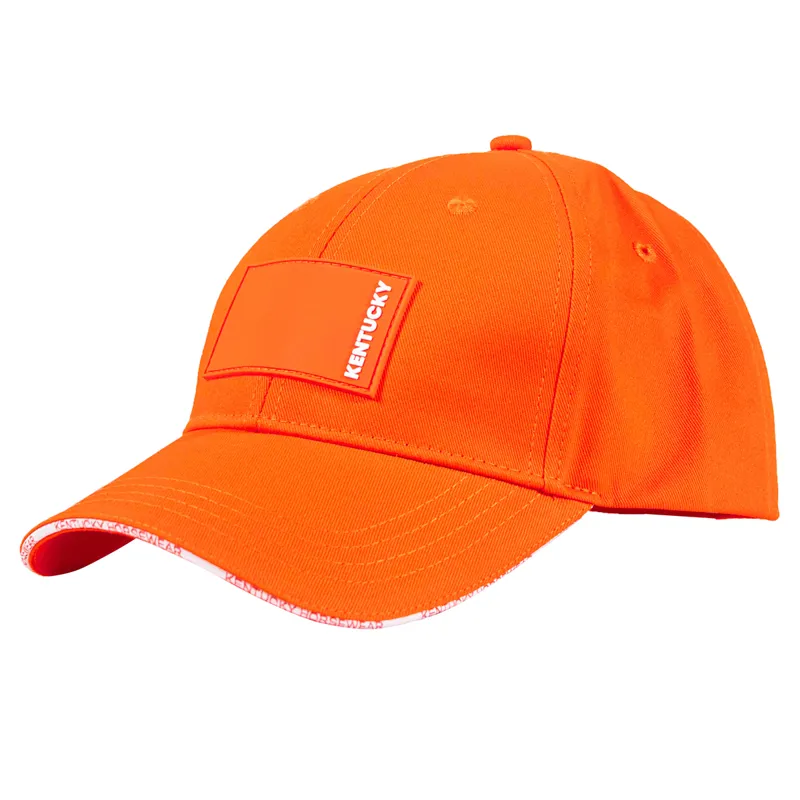 Kentucky Rubber Logo Baseball Cap - Orange-1