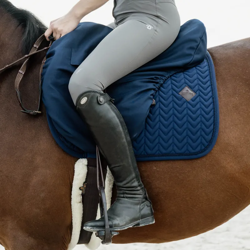 Kentucky Waterproof Show Jumping Saddle Cover Navy