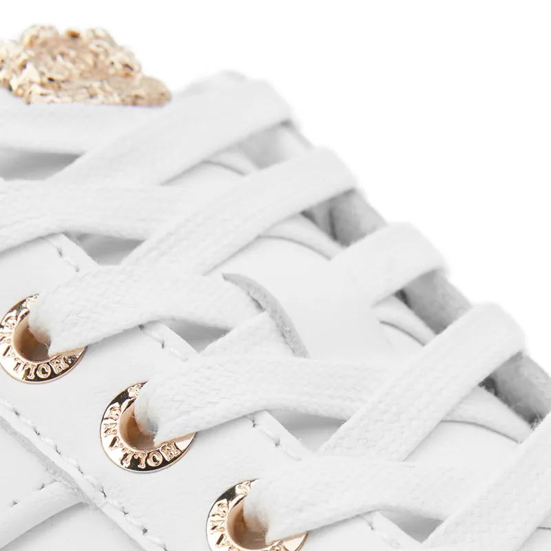 Holland Cooper Knightsbridge Ladies Court Trainers - White-1