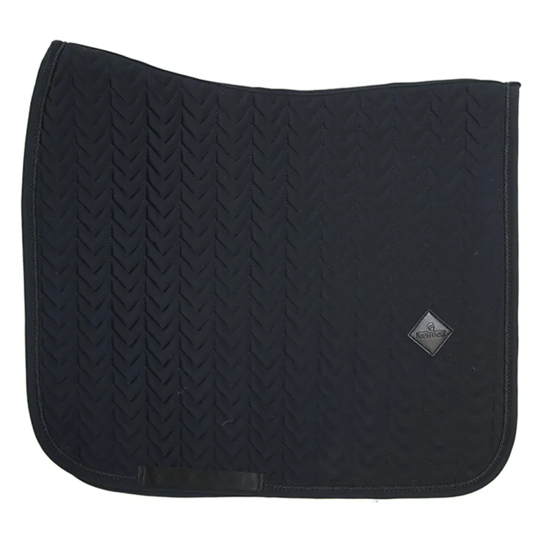 Kentucky Dressage Fishbone Saddlecloth - Black