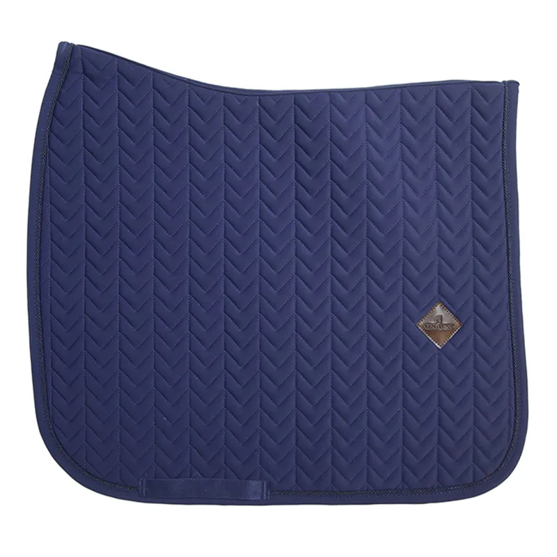 Kentucky Dressage Fishbone Saddlecloth - Navy