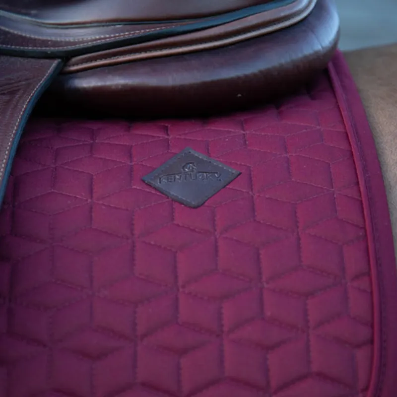 Kentucky Classic Jumping Saddlecloth - Bordeaux-2