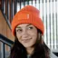 Kentucky Rubber Logo Beanie Hat - Orange