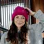 Kentucky Rubber Logo Beanie Hat - Pink