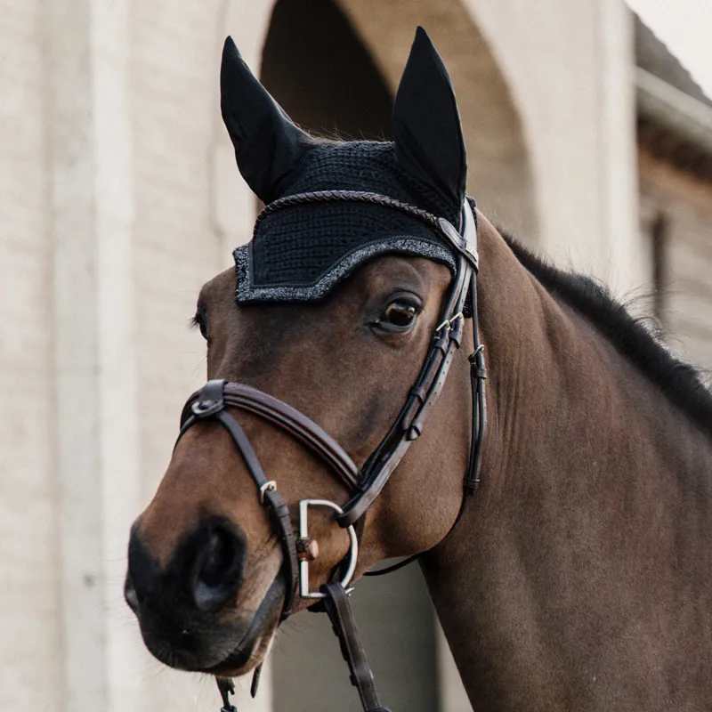 Kentucky Wellington Glitter Stone Fly Veil - Black-1