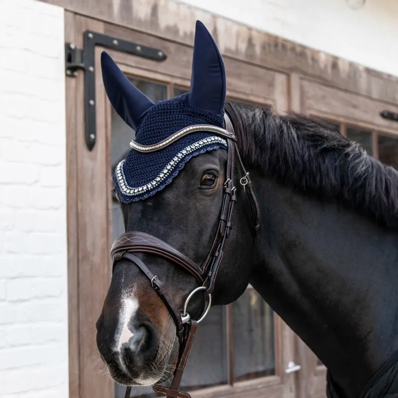 Kentucky Wellington Big Stone/Pearl Fly Veil - Navy