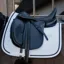 Kentucky Glitter Rope Dressage Saddlecloth - White/Black