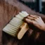 Grooming Deluxe Middle Brush Long - Natural