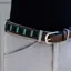 Kentucky Handmade Pearl Belt - Black