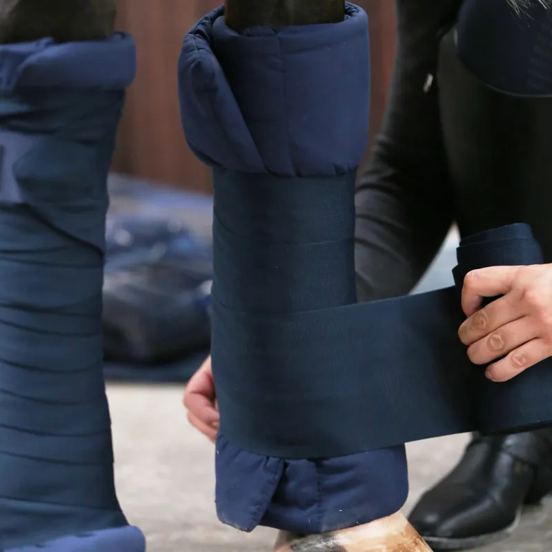 Kentucky Repellent Stable Bandages - Navy-1