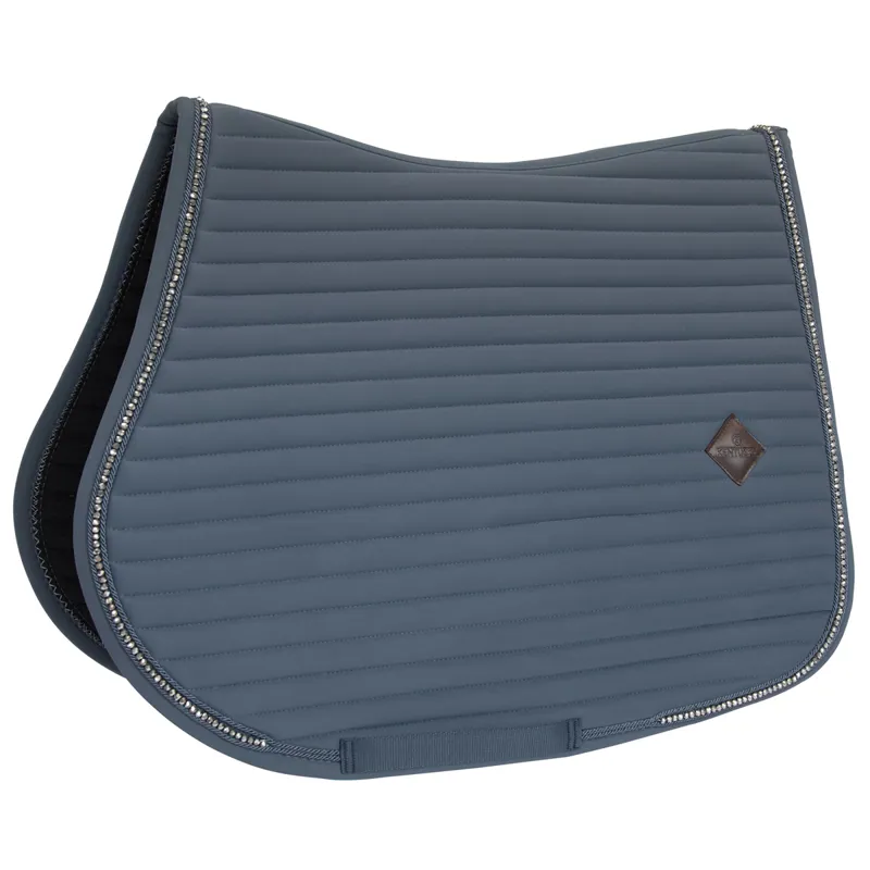 Kentucky Pearls Jumping Saddlecloth - Grey