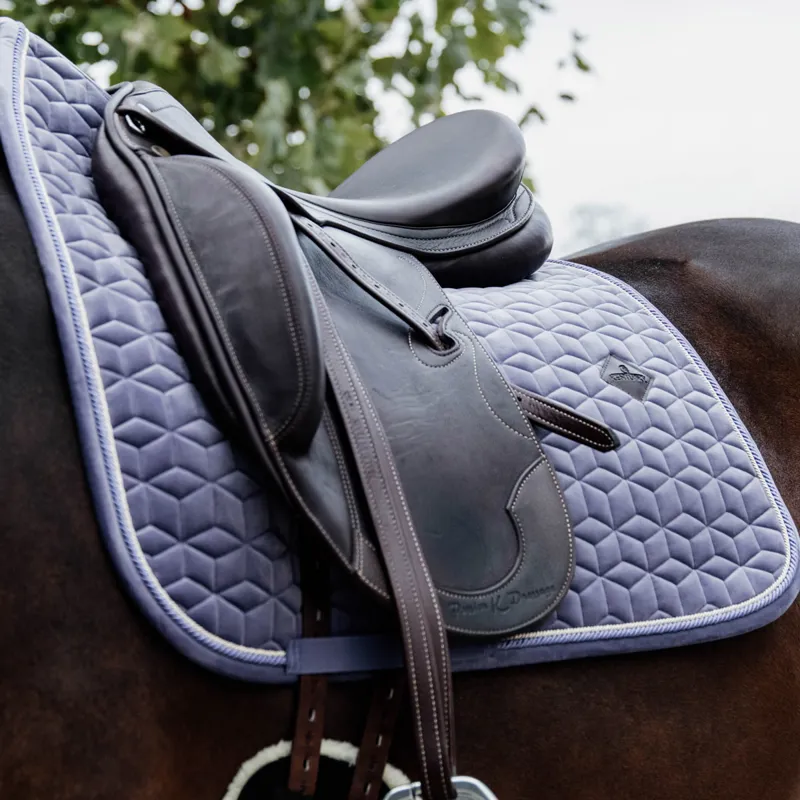 Kentucky Velvet Dressage Saddlecloth - Purple-2