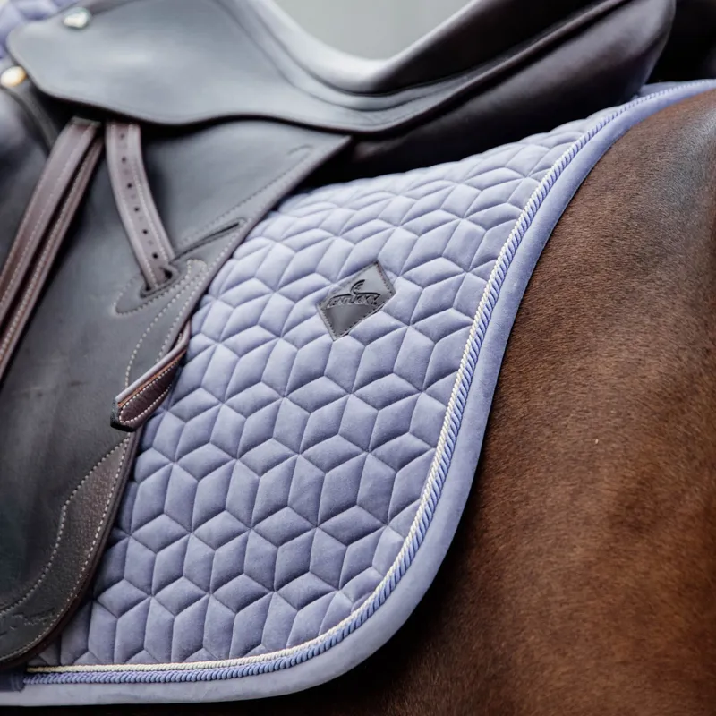 Kentucky Velvet Dressage Saddlecloth - Purple-3