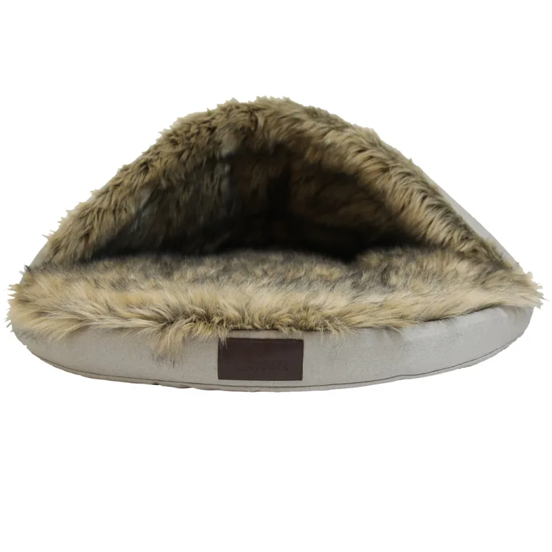 Kentucky Igloo Dog Bed Brown