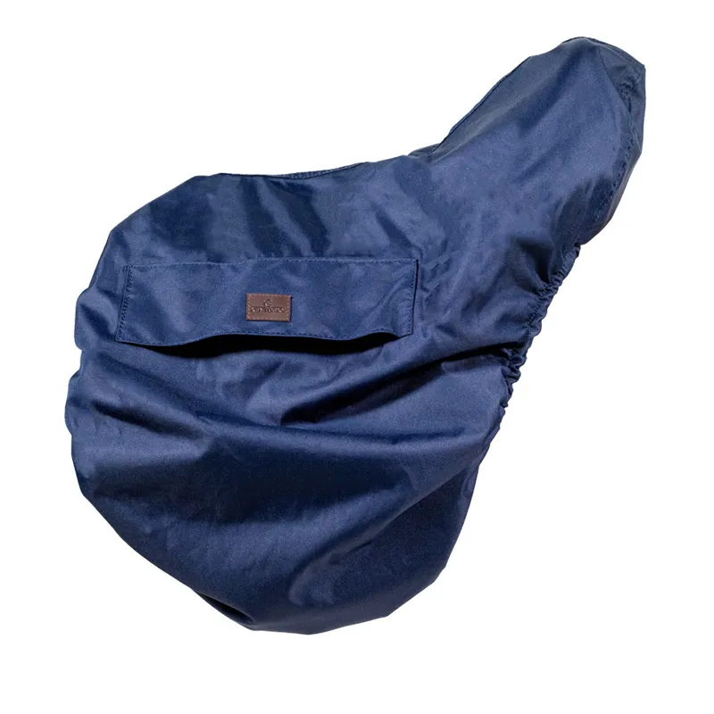 Kentucky Waterproof Dressage Saddle Cover - Navy-1
