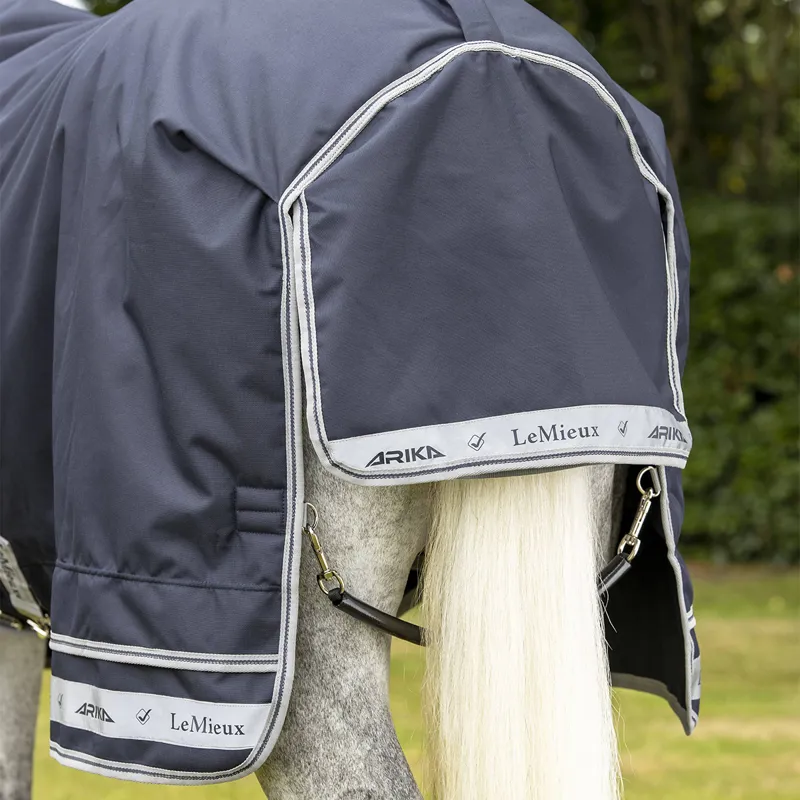 LeMieux Arika Storm-Tek 50g Detachable Neck Turnout - Navy-5