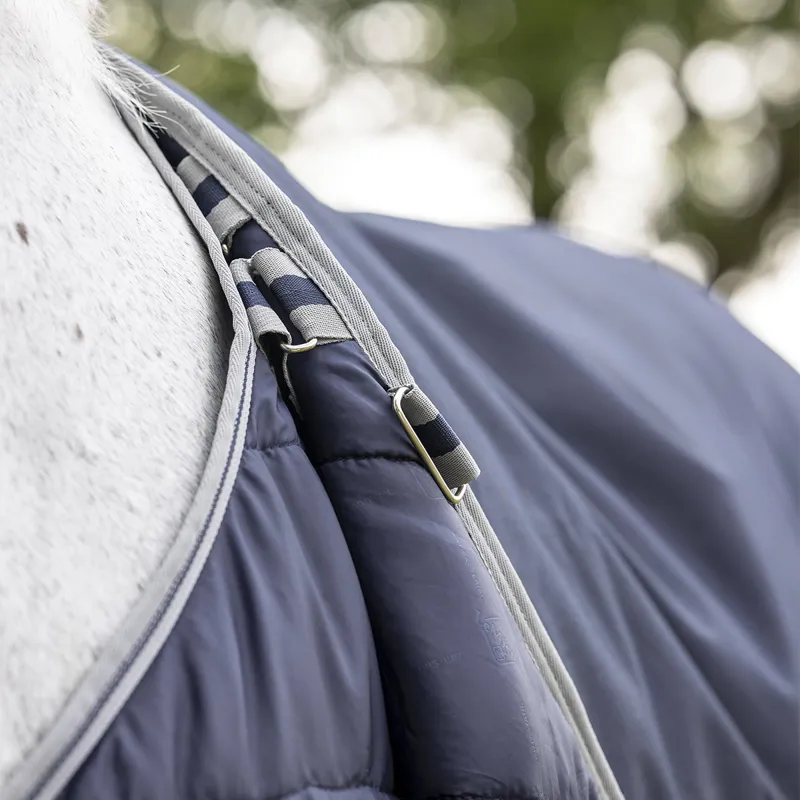 LeMieux Arika Storm-Tek 50g Detachable Neck Turnout - Navy-3