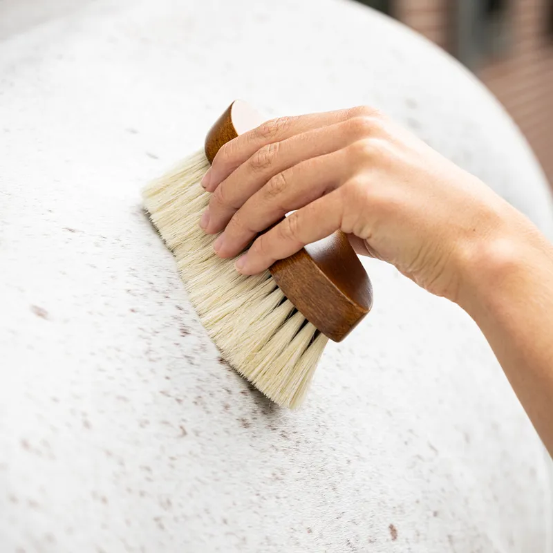 LeMieux Artisan Deep Clean Dandy Brush - Brown-1