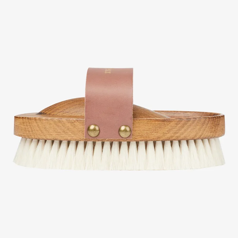 LeMieux Artisan Soft Goats Hair Body Brush - Brown-1