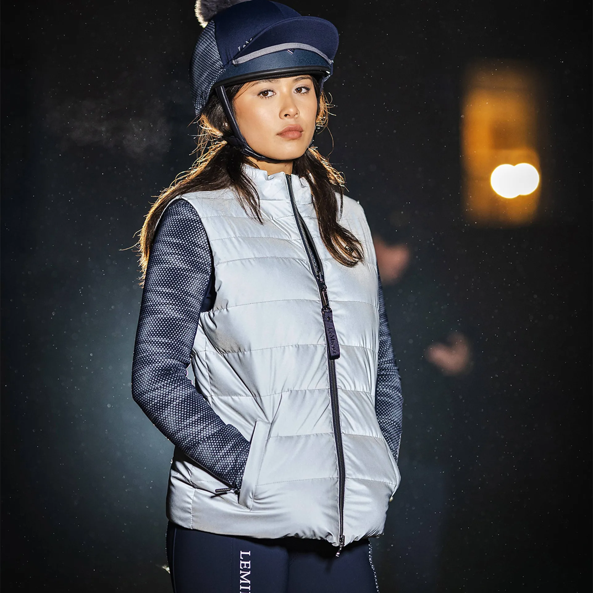 Gilet équitation LeMieux Réversible Eloise, Junior Fille, Hiver