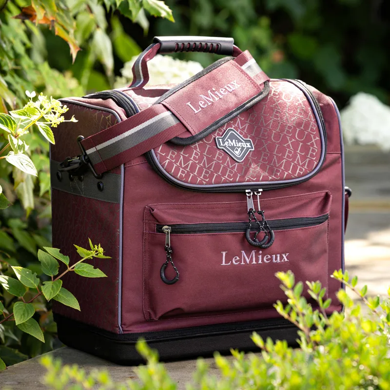 LeMieux Elite Pro Grooming Bag - Burgundy-1