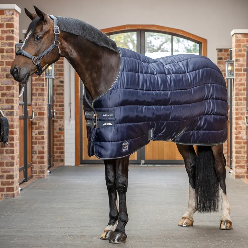 LeMieux Arika Stable-Tek 350g Standard Neck Stable Rug - Navy