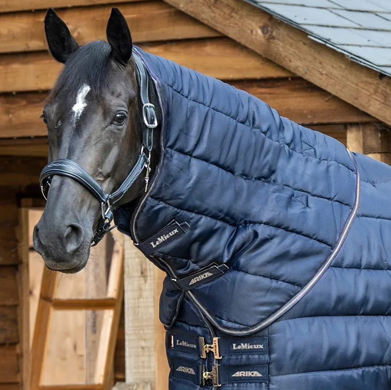 LeMieux Arika Stable-Tek 200g Neck Cover - Navy