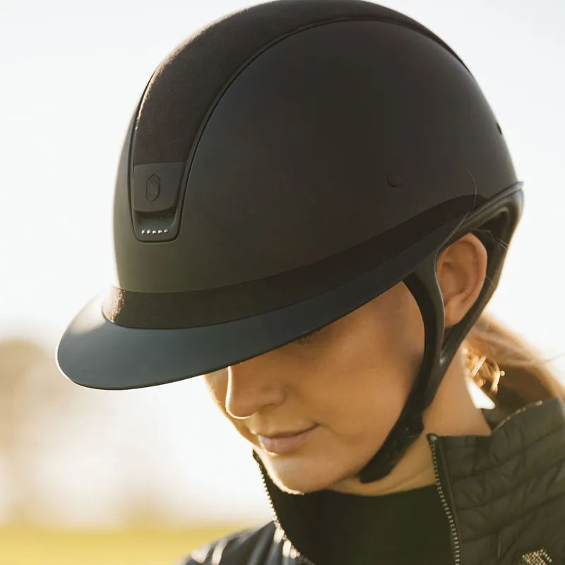 Samshield Miss Shield Limited Edition Riding Hat Black/Matt Black