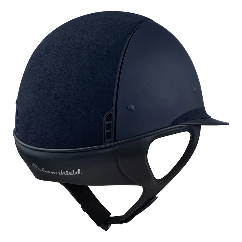 Samshield Miss Shield Limited Edition Riding Hat - Navy/Matt Blue-1