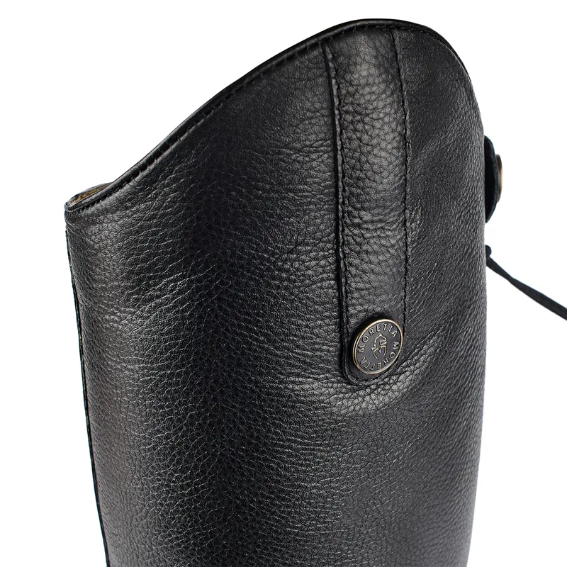 Moretta Gianna Ladies Tall Riding Boots - Tall Height - Black-6