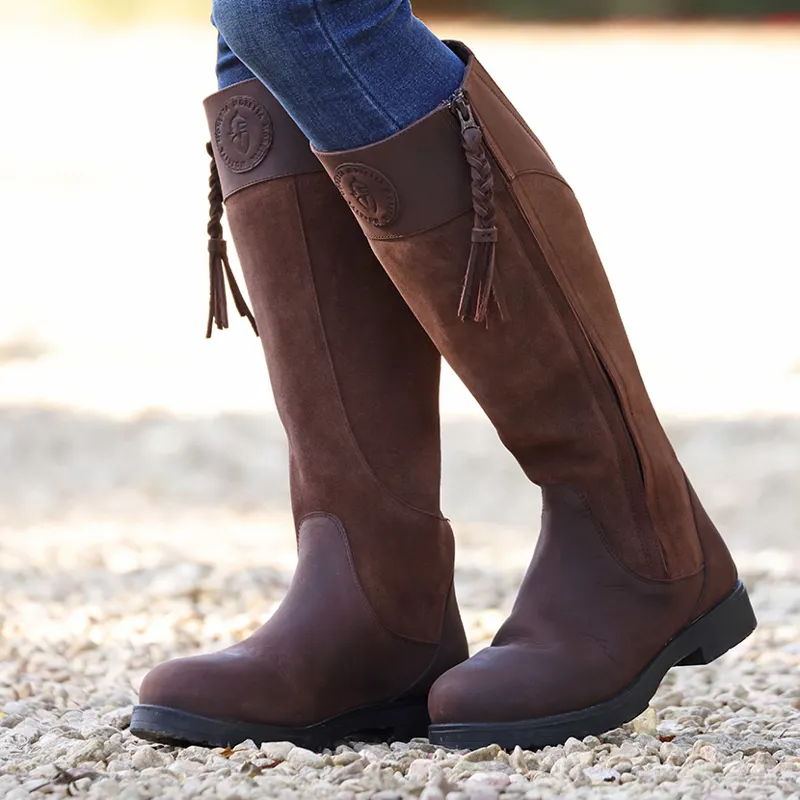 Moretta Varallo Ladies Country Boots - Brown-8