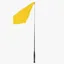 QHP Training Stick with Flag - Yellow