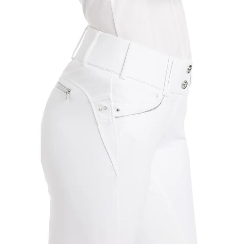 Ariat Tri Factor X Grip Full Seat Competition Breeches - White