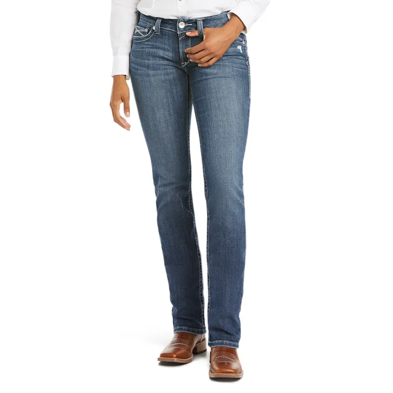 Ariat R.E.A.L. Arrow Fit Gianna Ladies Straight Leg Jeans Stryker