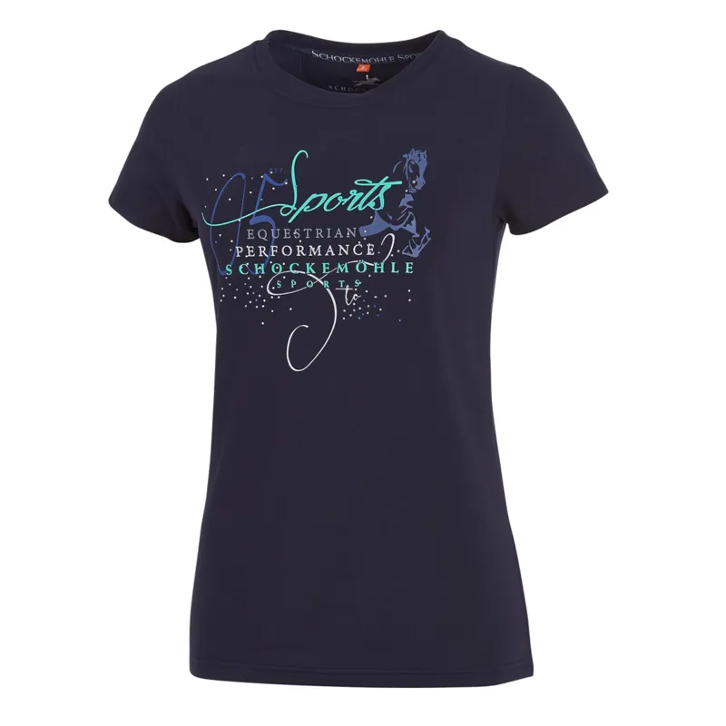 Schockemohle Silvia Style Ladies T-Shirt - Dark Blue