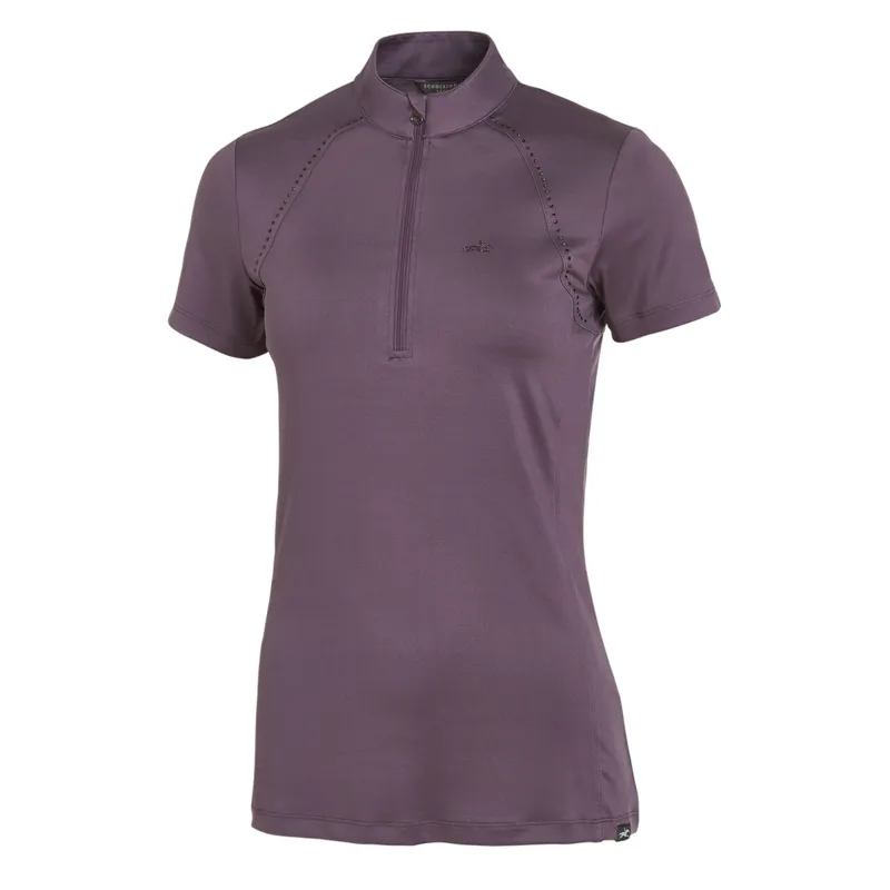 Schockemohle Summer Page Style Ladies Functional Shirt - Mauve