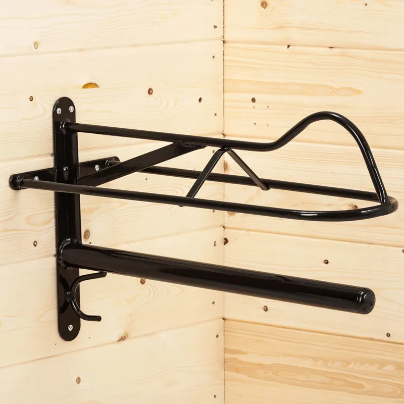 Stubbs Western Light Saddle Rack - Black