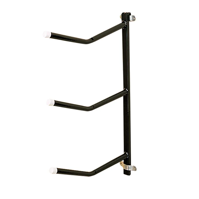 Stubbs Triple Arm Clip-On Saddle Rack - Black