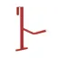 Stubbs Portable Single Arm Saddle Rack - Red