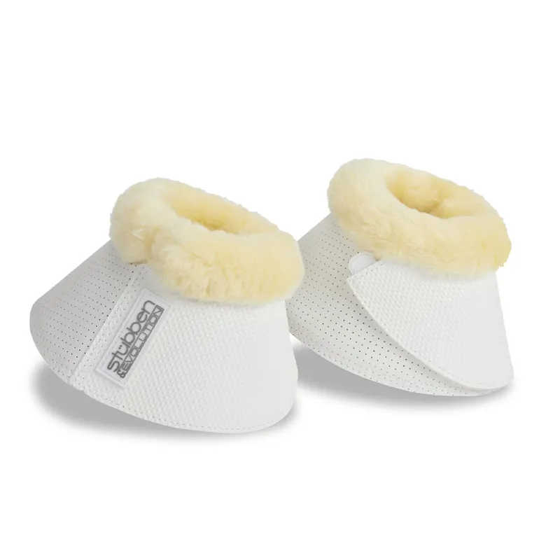 Stubben Gravity Fleece Lined Overreach Boots - White