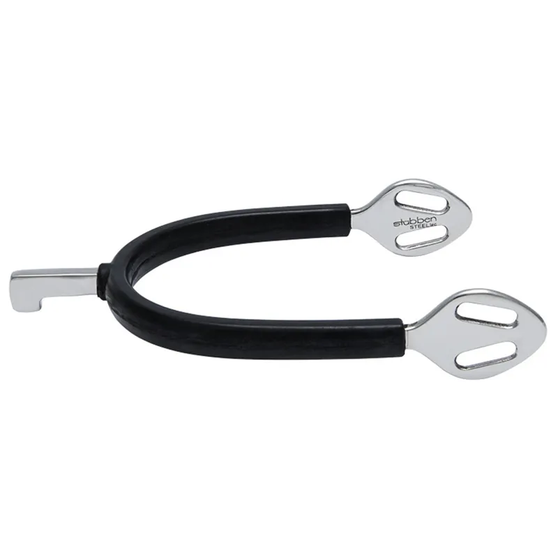 Stubben Fine Line Rubber Covered Hammer Spurs