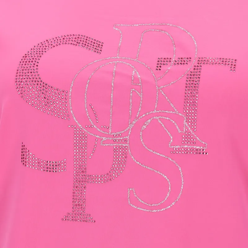 Schockemohle Nicola Style Ladies T-Shirt - Hot Pink-2