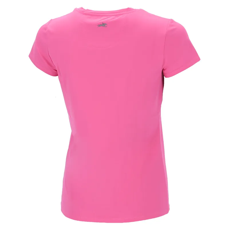 Schockemohle Nicola Style Ladies T-Shirt - Hot Pink-1