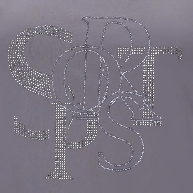 Schockemohle Nicola Style Ladies T-Shirt - Slate Grey-2