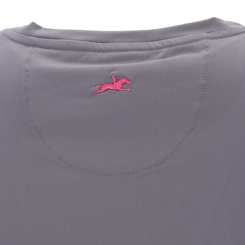 Schockemohle Nicola Style Ladies T-Shirt - Slate Grey-3