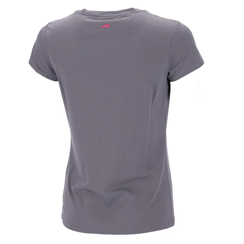 Schockemohle Nicola Style Ladies T-Shirt - Slate Grey-1