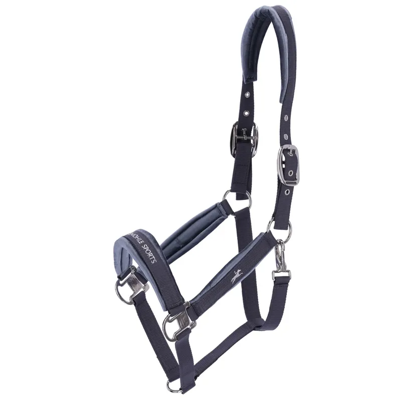 Schockemohle Soft Velvet Headcollar - Slate Grey